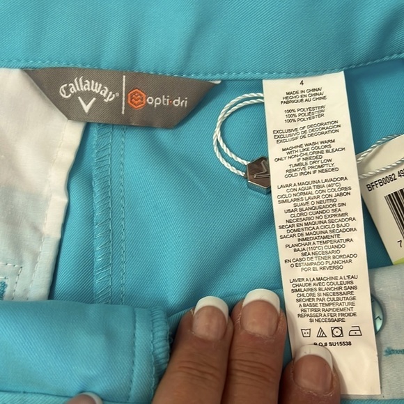 Callaway Bermuda Shorts Size 4 (28”Waist) NWT - Picture 3 of 9
